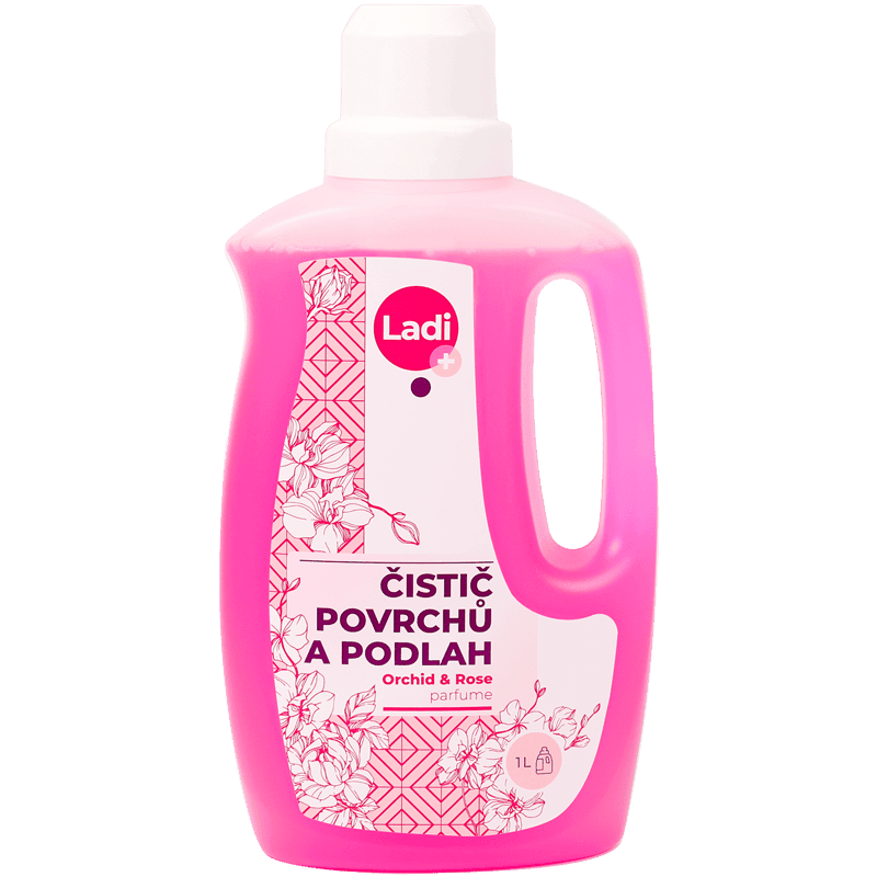 Ladi Plus čistič podlah a povrchů Orchid and rose